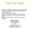 fondant fleur de tiare arriere