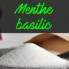 poudre menthe basilic
