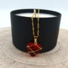 Bougie bijou coeur rouge