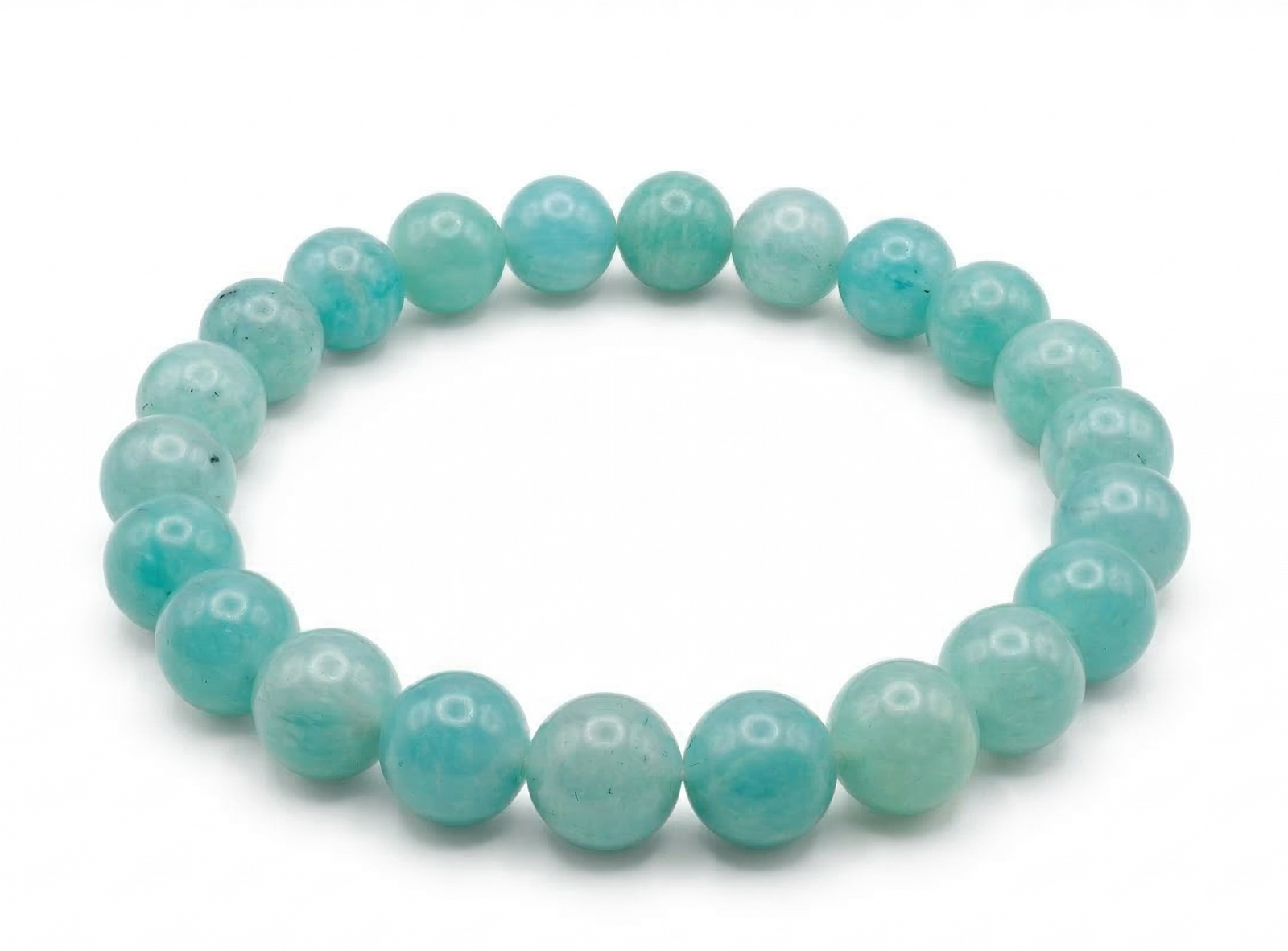 Bracelet lithothérapie en Amazonite