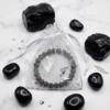 Bracelet Onyx Noir dans sachet Organza par romain-creation.com