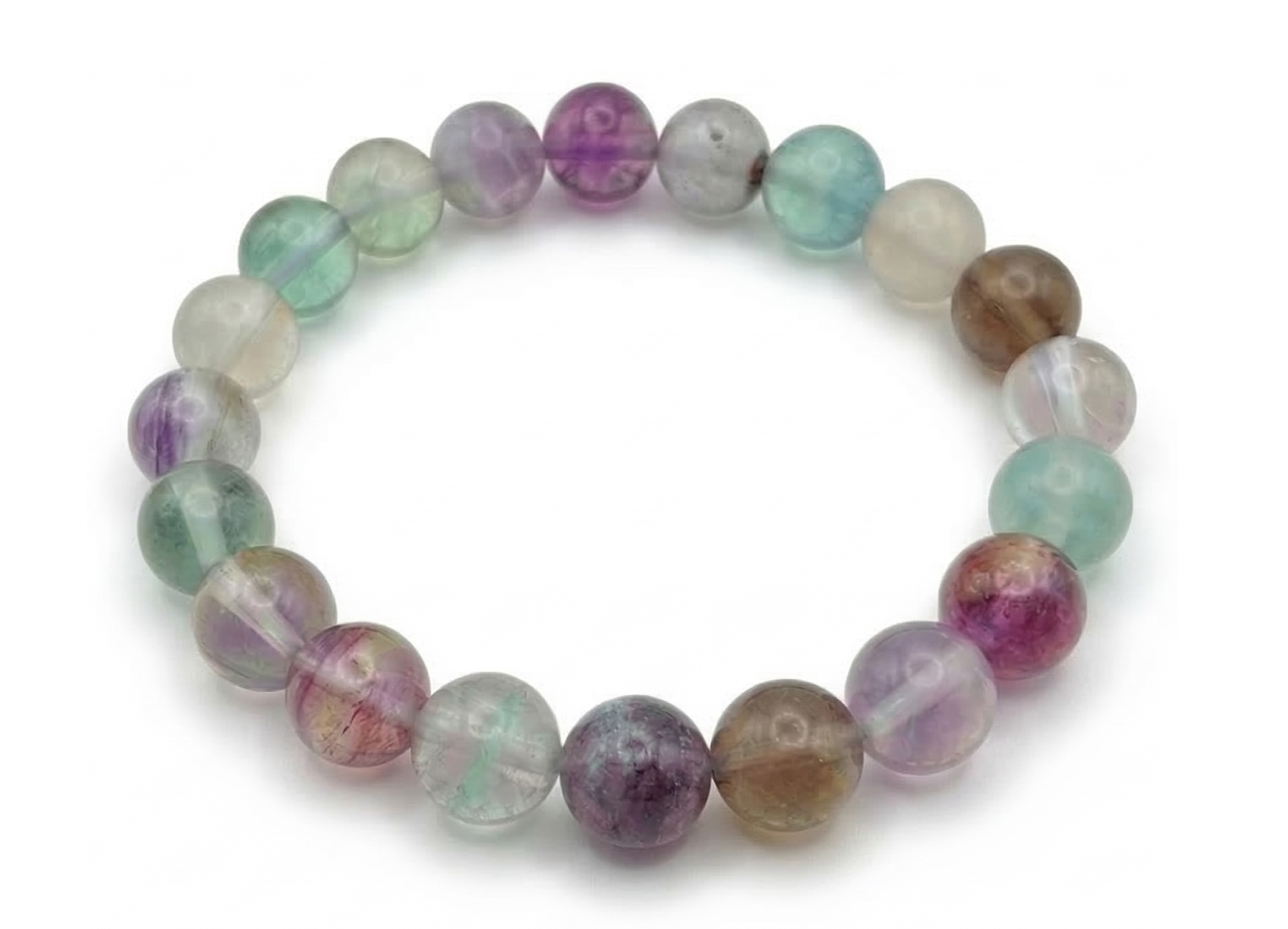 Bracelet en fluorine multicolore