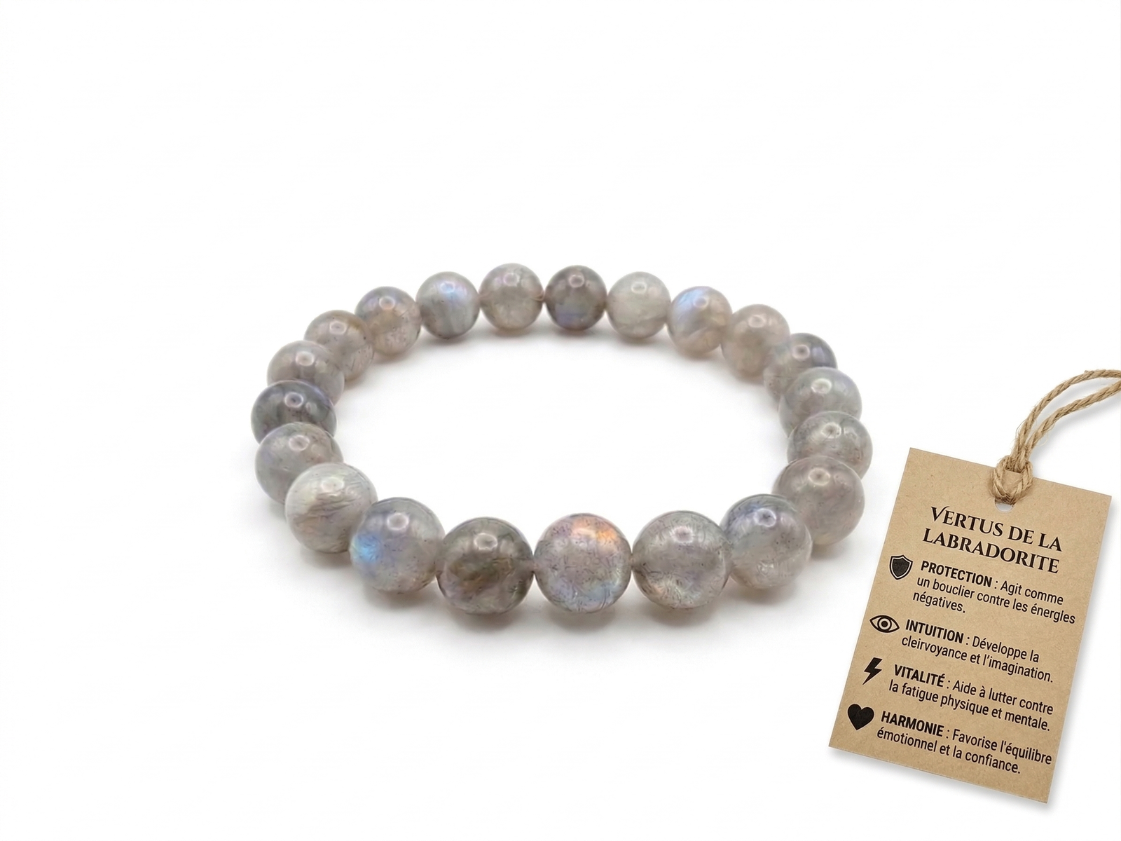 Accueil 9 Bracelet lithothérapie Labradorite et vertus par romain-creation.com