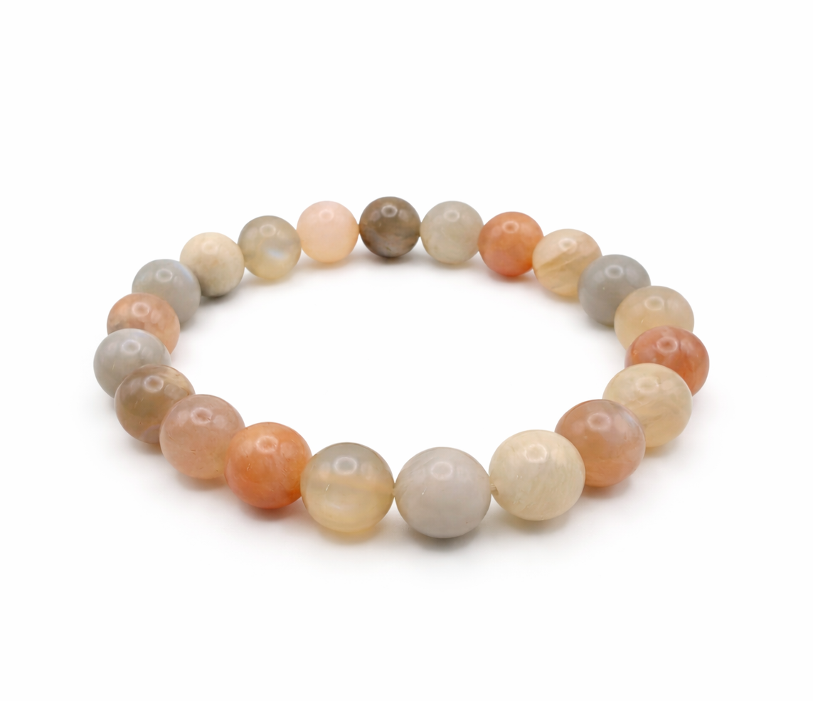 Romain Creation Bracelet pierre de Lune grade A+