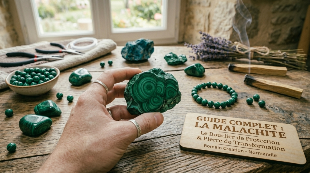 Guide complet lithothérapie Malachite