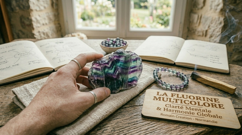 Guide lithothérapie Fluorine Multicolore