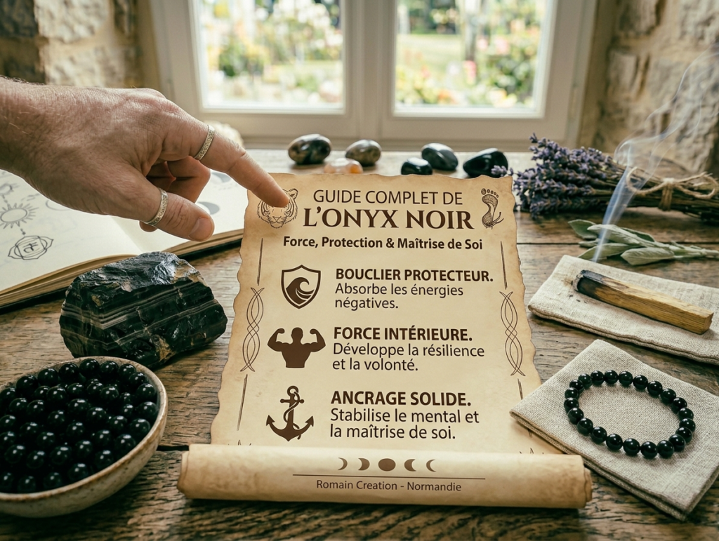 Guide lithotherapie Onyx par romain-creation.com