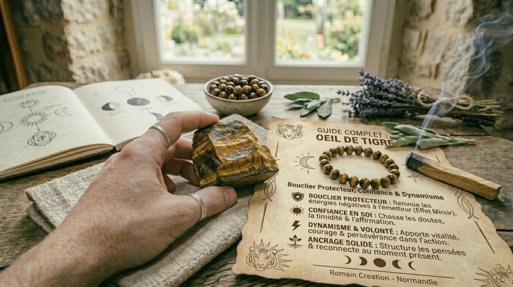 Guide lithothérapie de l'oeil de tigre