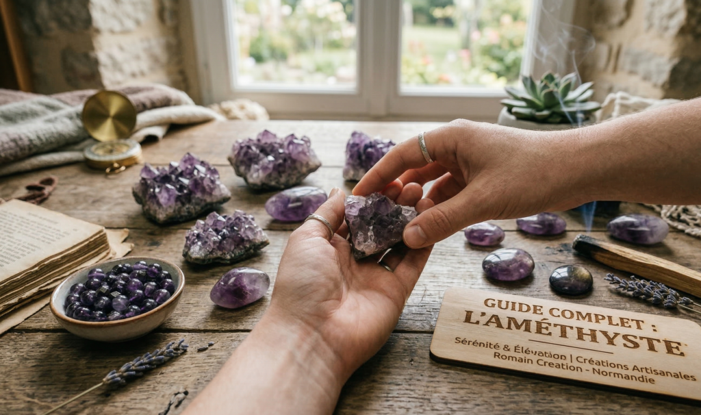 Présentation lithothérapie améthyste