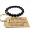 Vertus Bracelet Onyx Noir Grade A par romain-creation.com