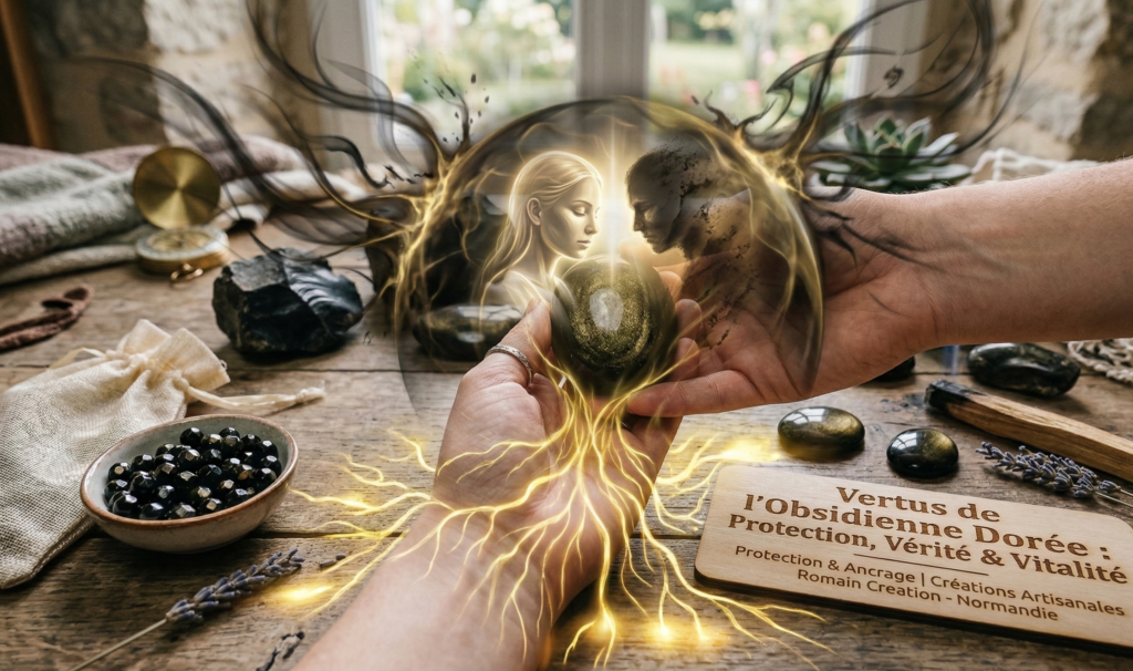 Vertus obsidienne dorée
