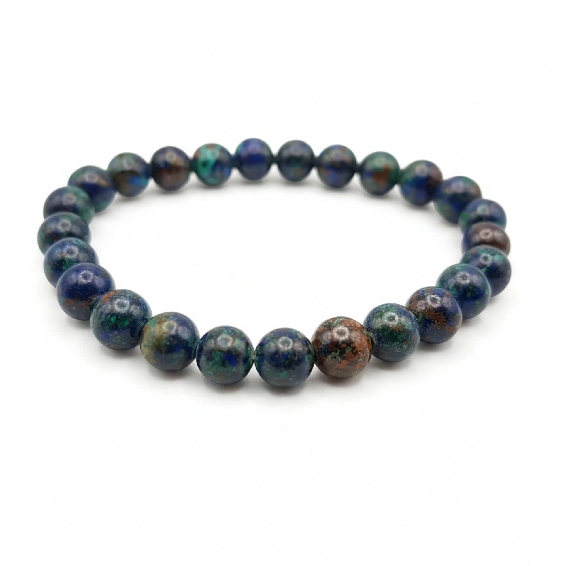 Bracelet Azurite Malachite grade AA par Romain Creation