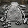 Bracelet hematite AB dans sachet organza Romain Creation Bracelet hematite AB dans sachet organza Romain Creation