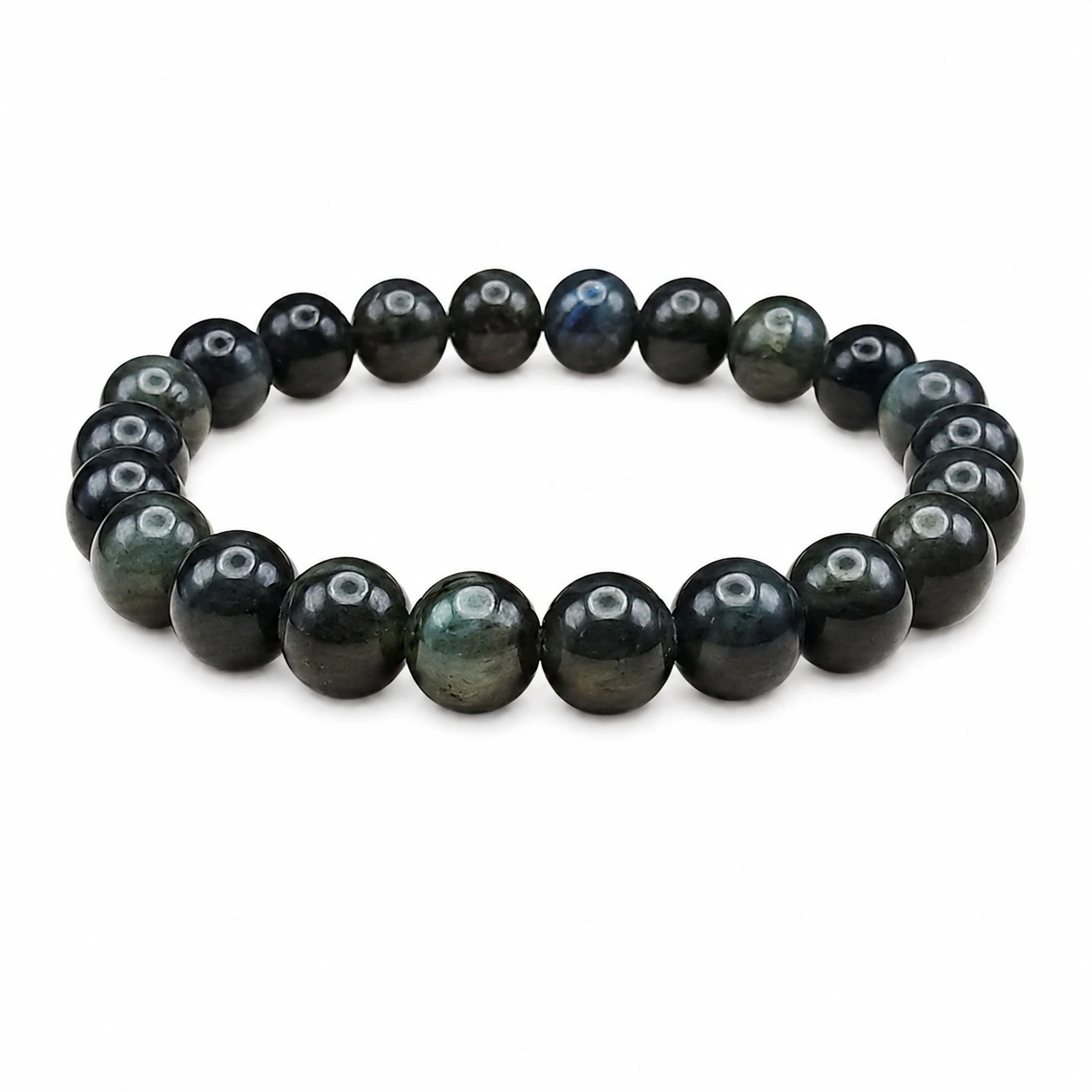 Bracelet Labradorite Noire grade A
