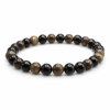 Bracelet obsidienne doree grade AA
