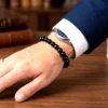 Bracelet Onyx Noir poignet
