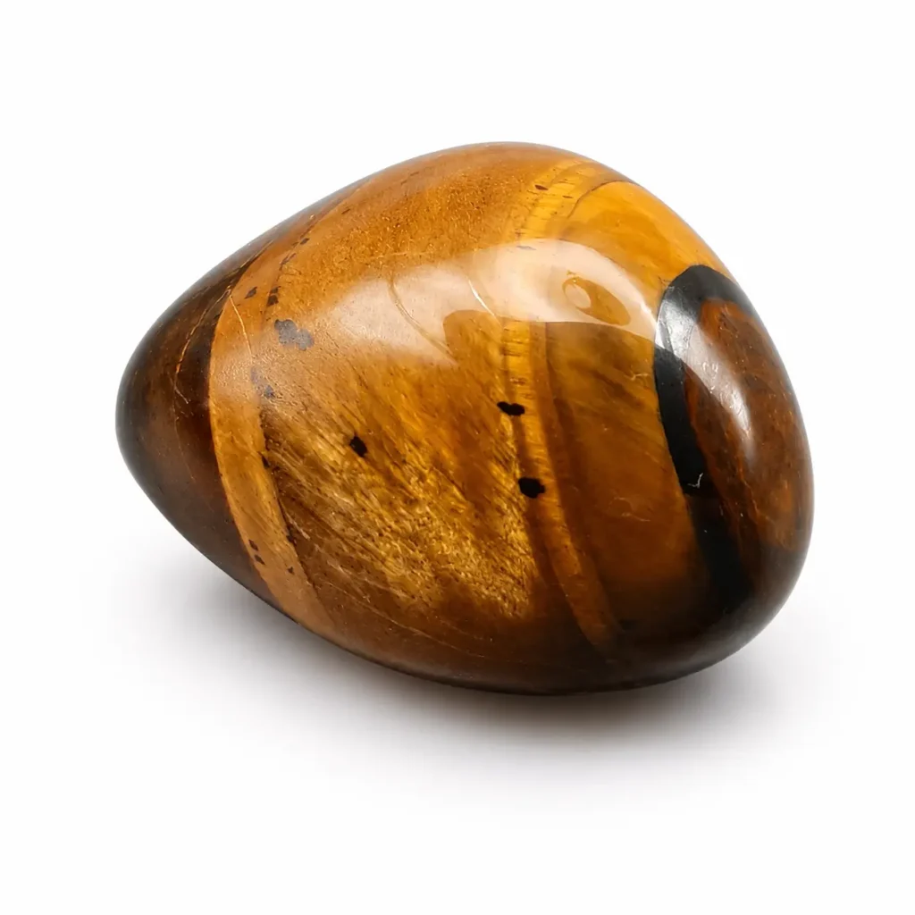 Oeil de tigre galet roulee afrique du sud grade aa romain creation Galet roulée d'oeil de tigre Afrique Du Sud grade AA