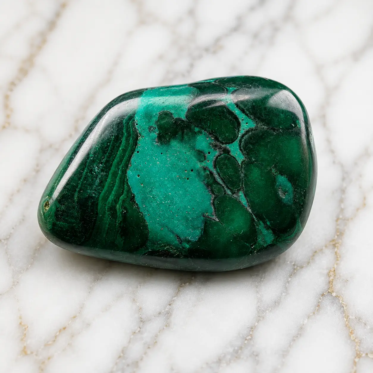 pierre roulee malachite grade a romain creation