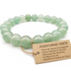 Bracelet aventurine verte avec vertus par Romain Creation