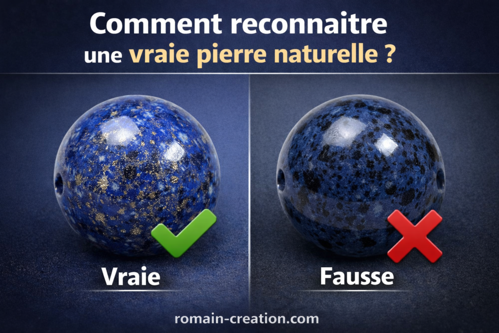 Comment différencier une vraie pierre naturelle d'une fausse par Romain Creation