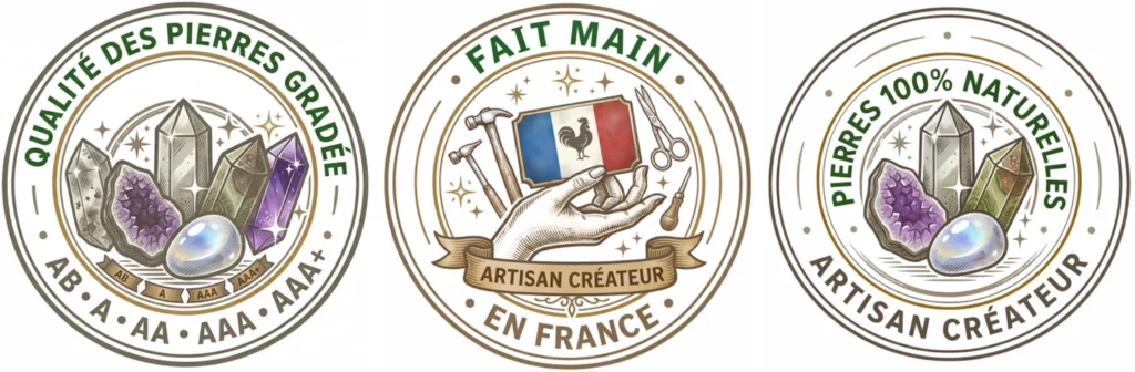 Badges artisan createur francais normand Romain Creation