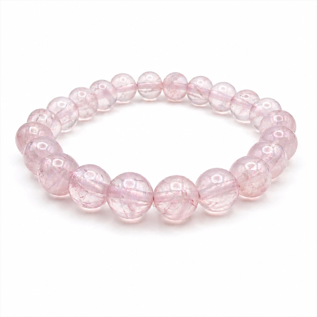 bracelet quartz rose breasil grade AA