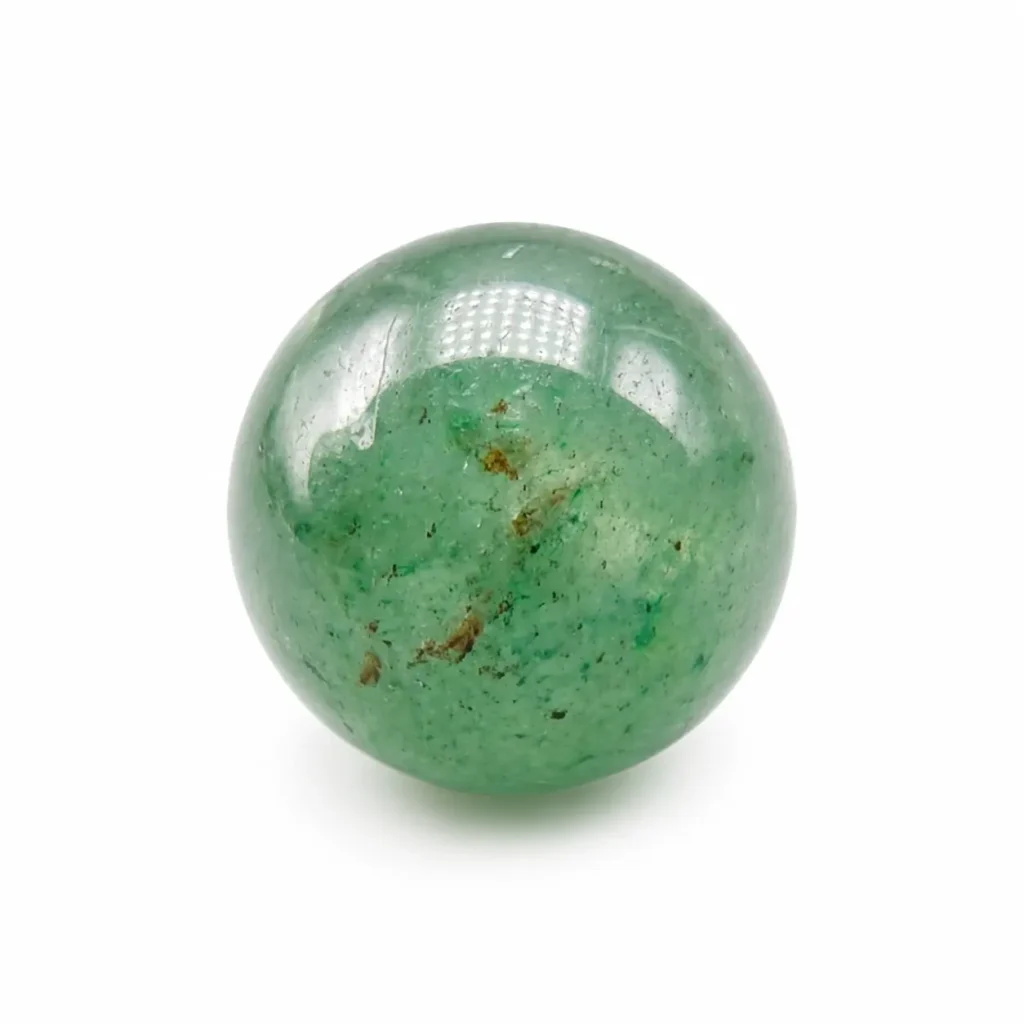 Perle aventurine verte polie Romain Creation Perle aventurine verte polie Romain Creation