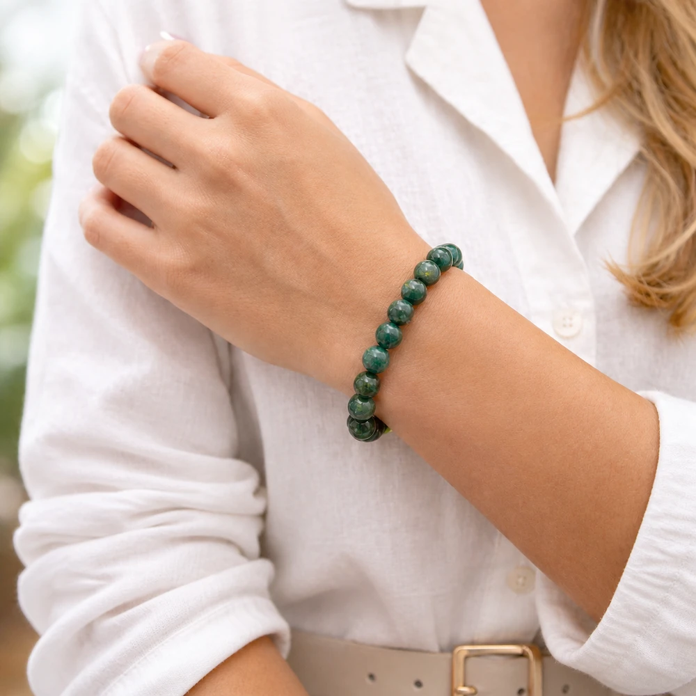bracelet agate mousse poignet femme bracelet agate mousse poignet femme