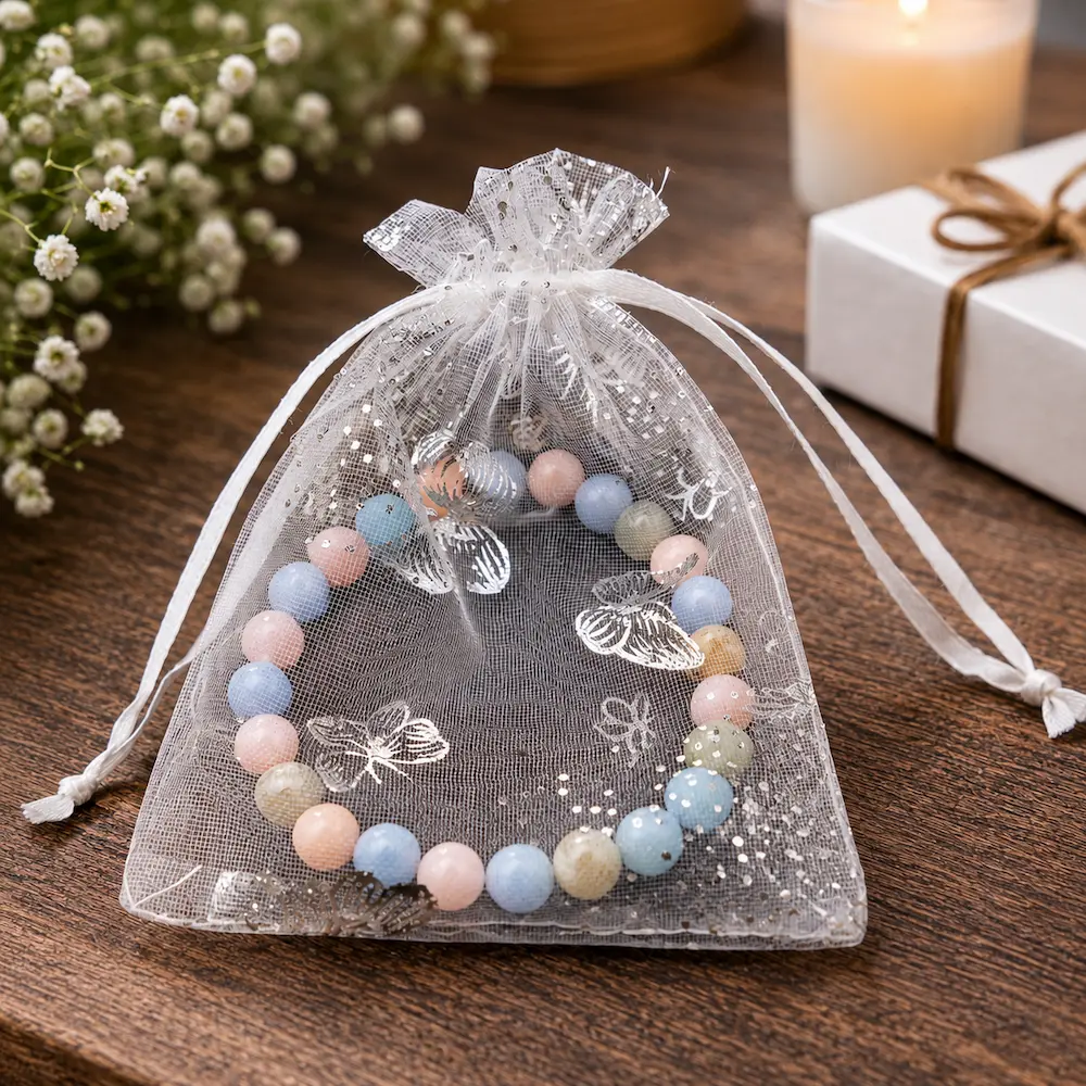 Bracelet Beryl dans sachet organza Romain Creation Bracelet Beryl dans sachet organza Romain Creation