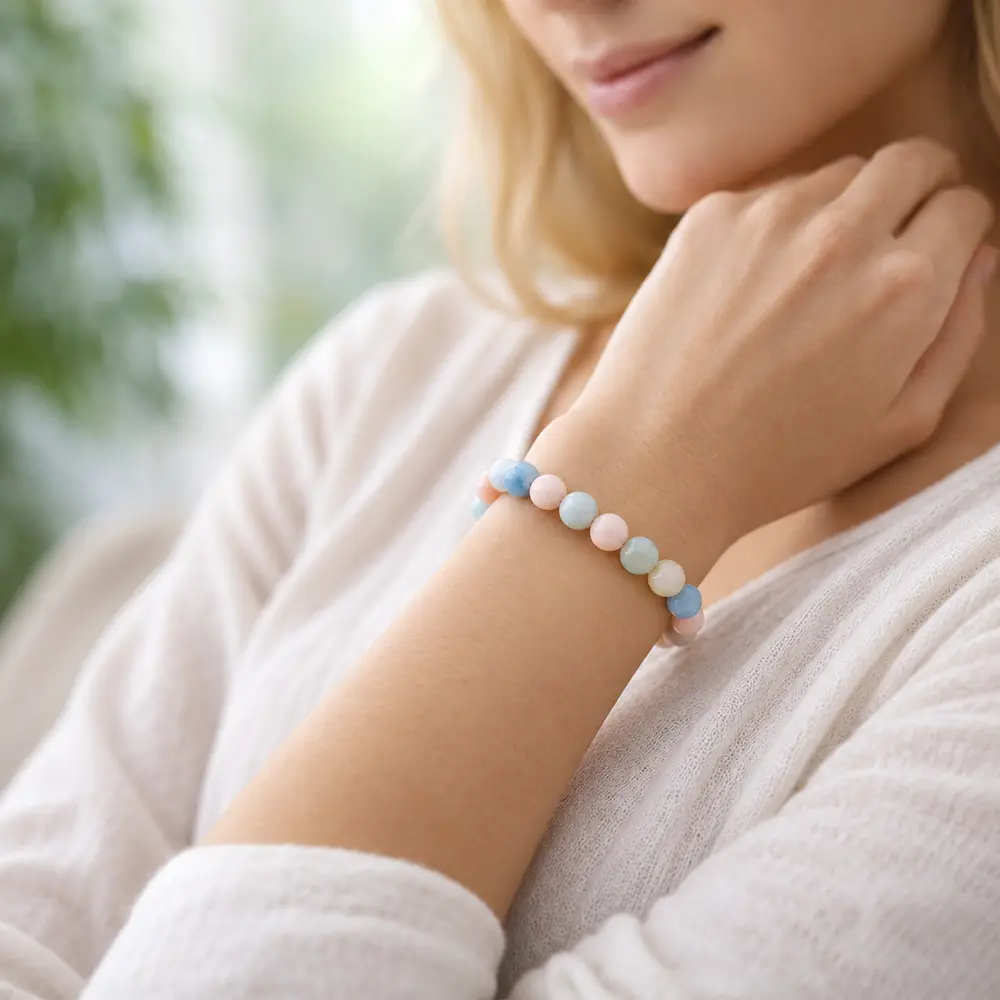 Bracelet beryl poignet femme Romain Creation Bracelet beryl poignet femme Romain Creation