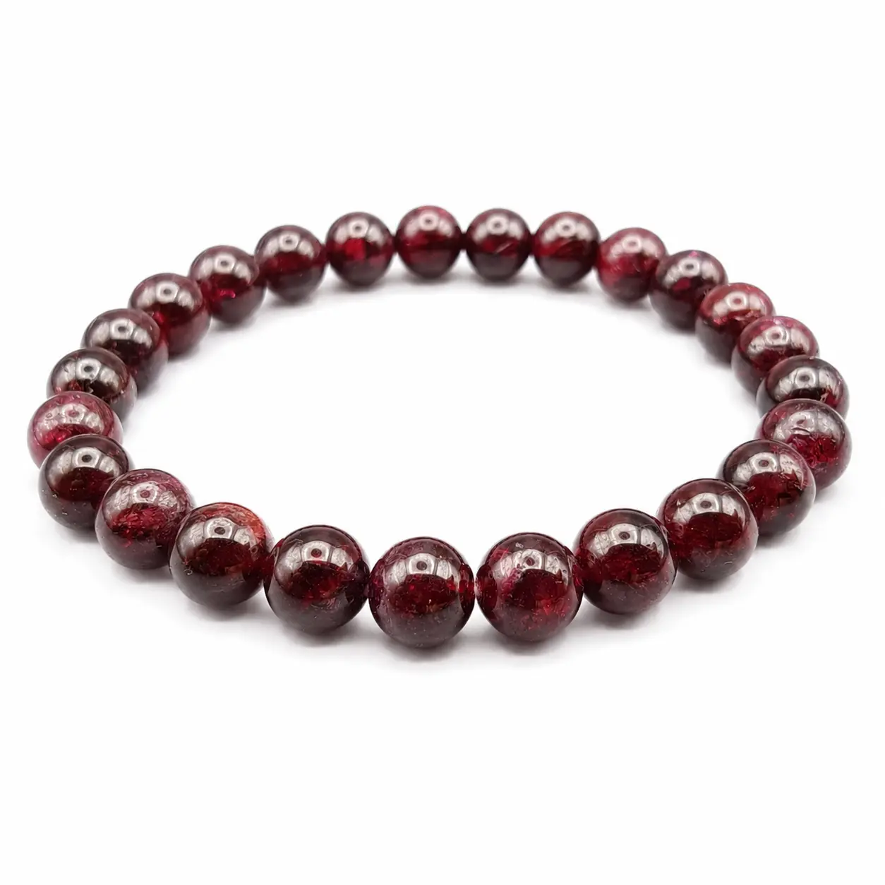Bracelet Grenat rouge almandin grade A