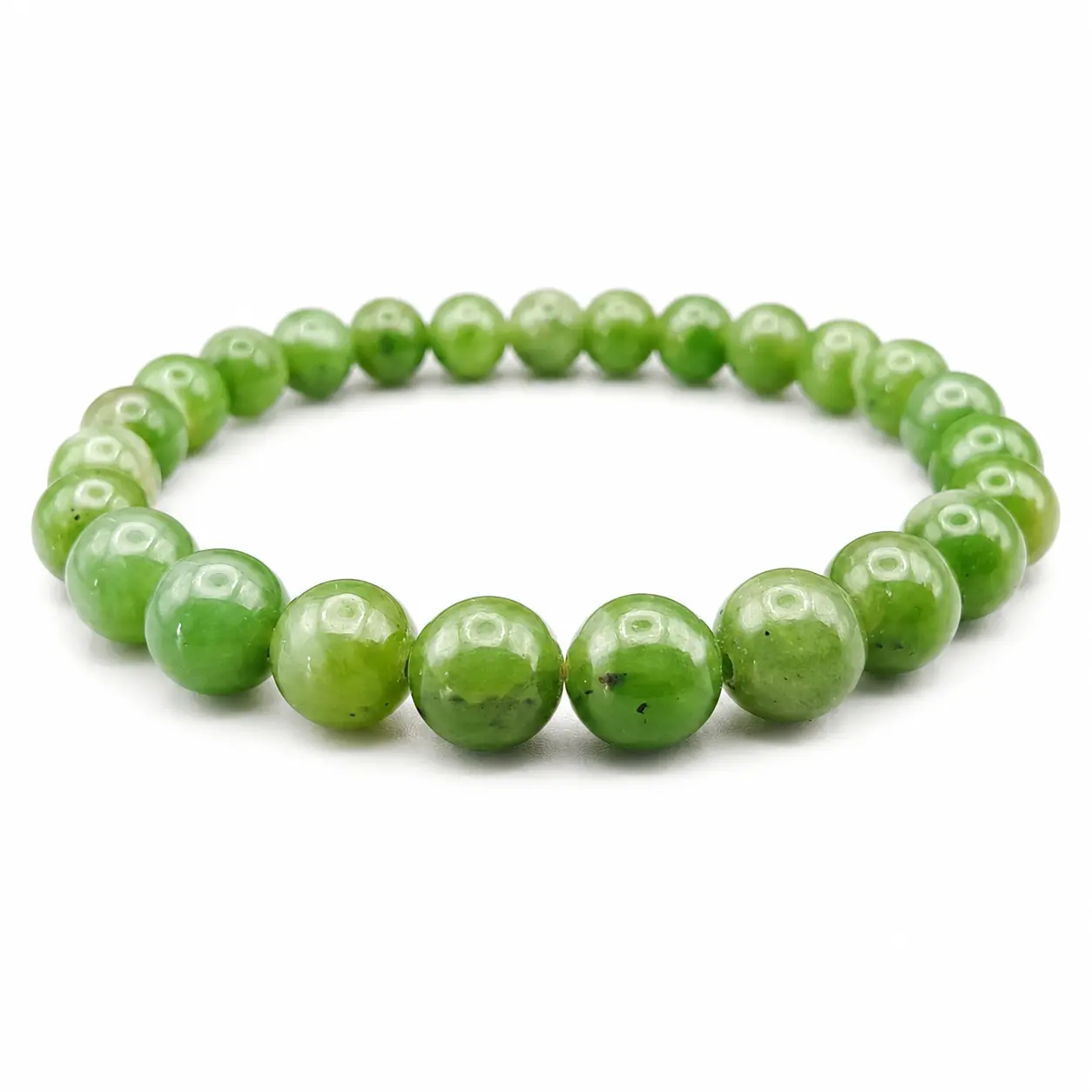 bracelet jade nephrite grade AA par romain creation