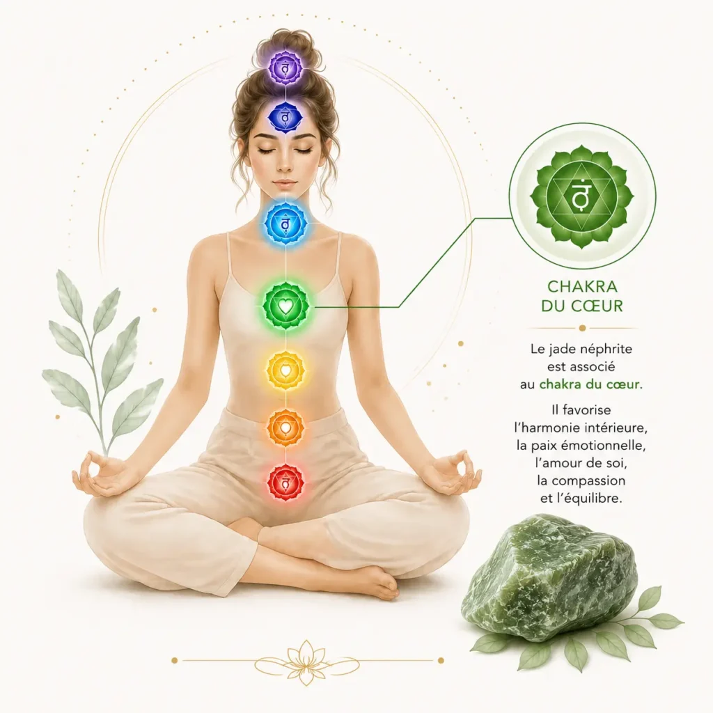 chakra coeur jade nephrite par romain creation