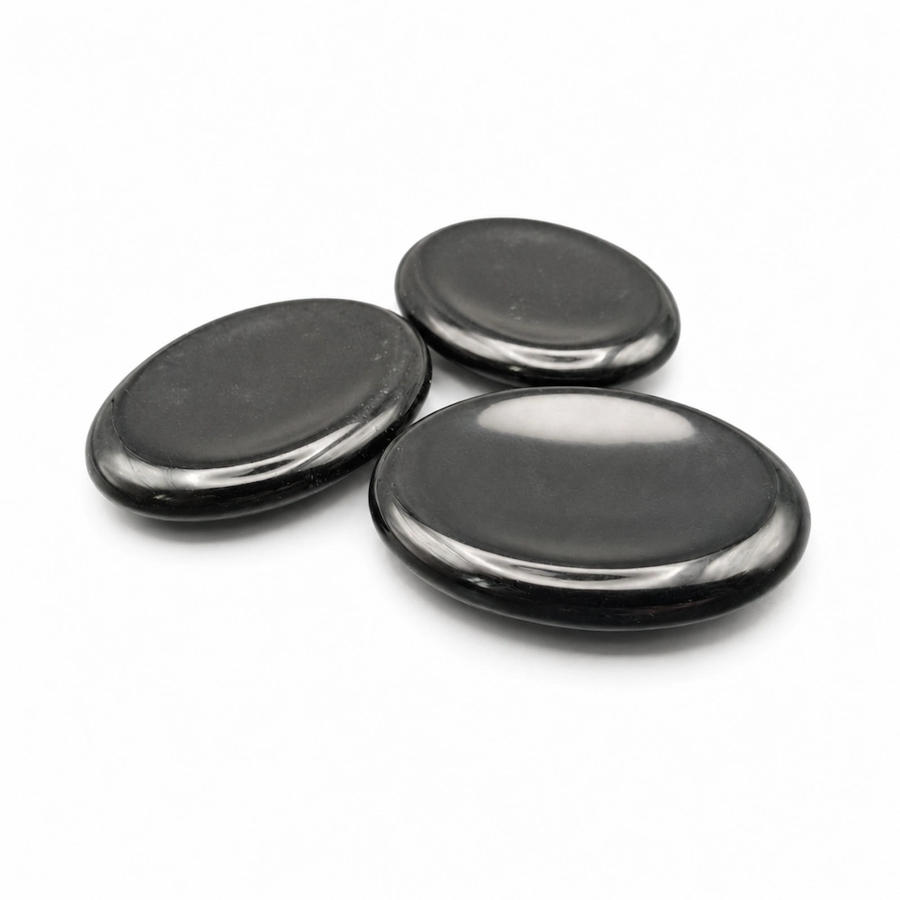 galet anti stress obsidienne noire mexique grade a romain creation