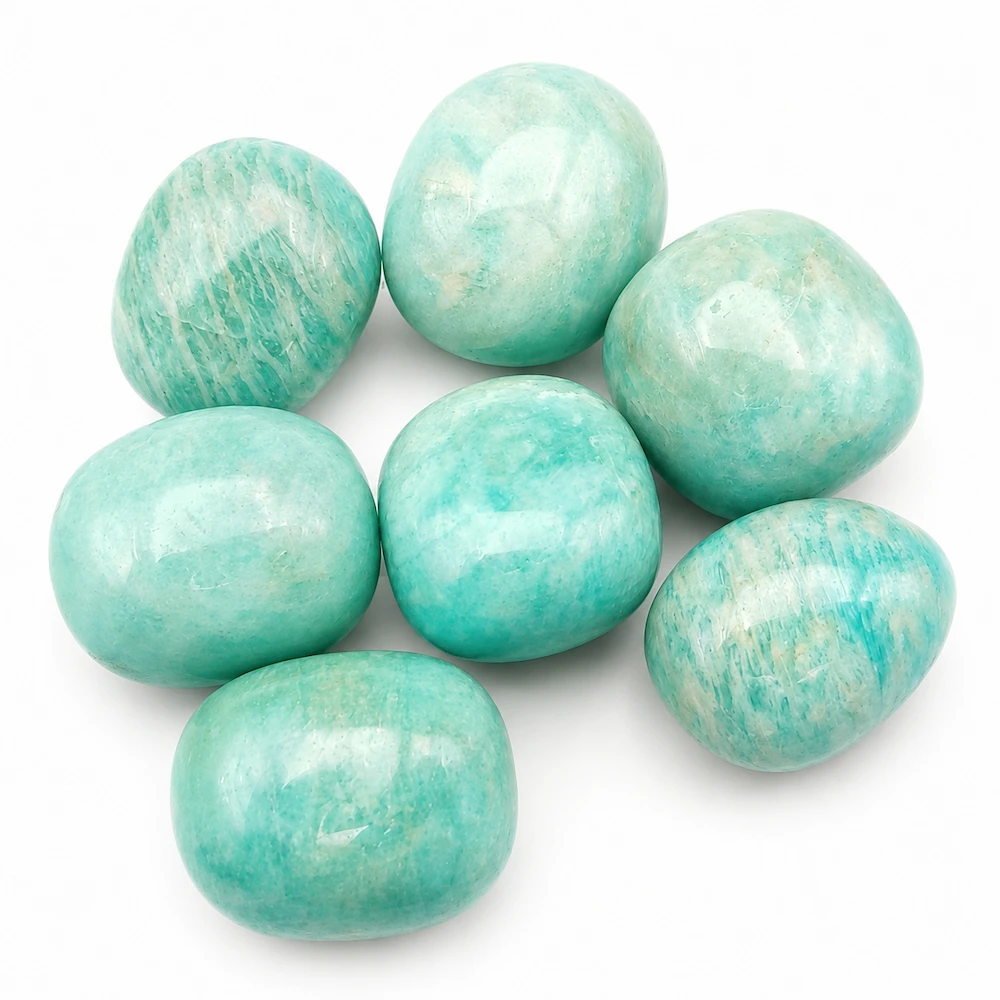 pierre roulee amazonite perou grade AA main romain creation 3