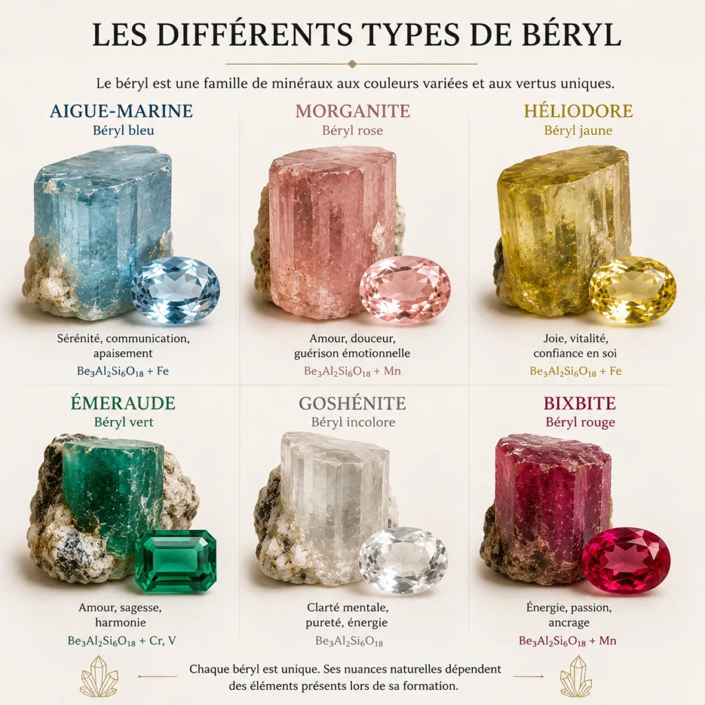 types de beryl par romain creation types de beryl par romain creation