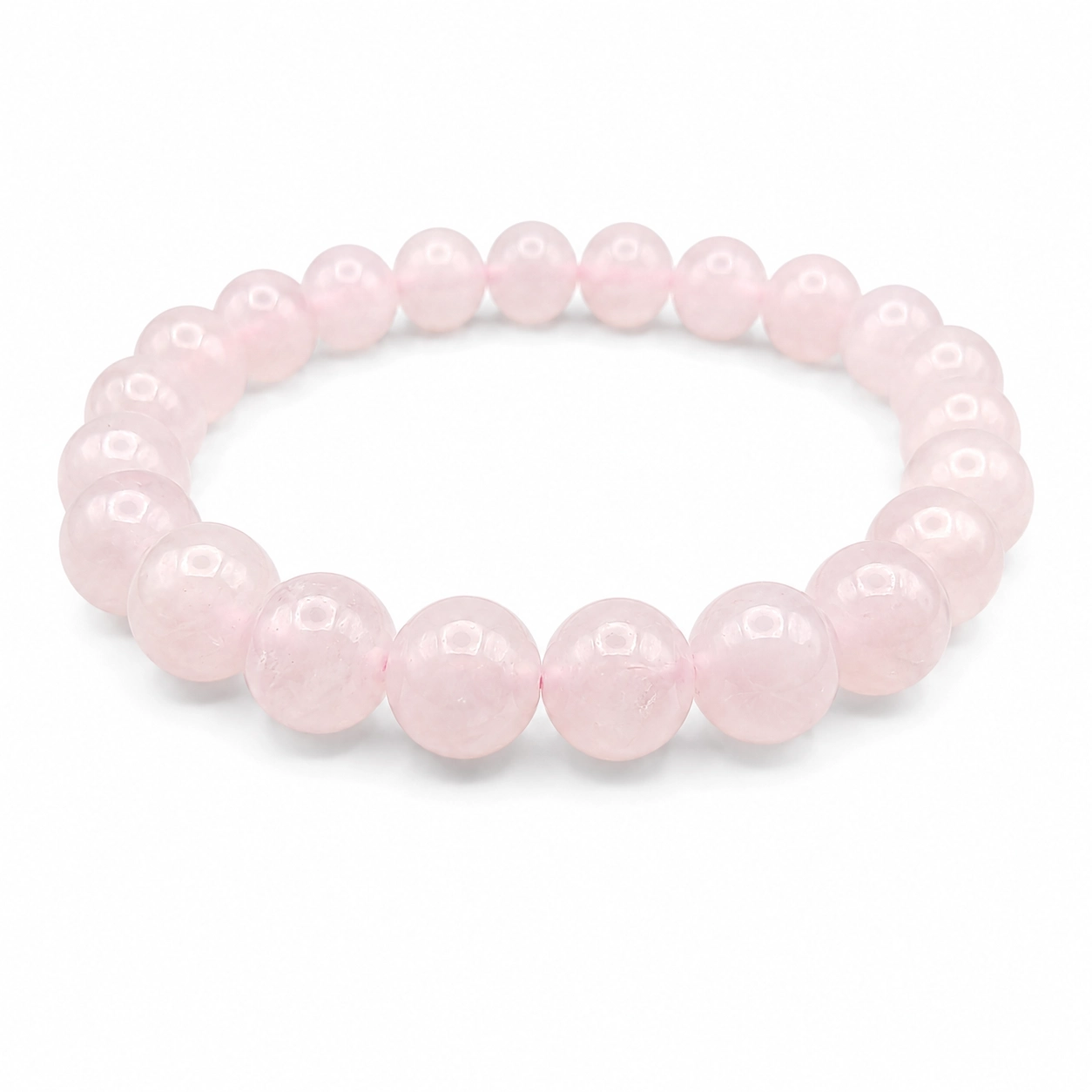 Bracelet quartz rose afrique du sud 8 mm grade AA